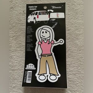 Family car sticker (Woman ) 3x5
